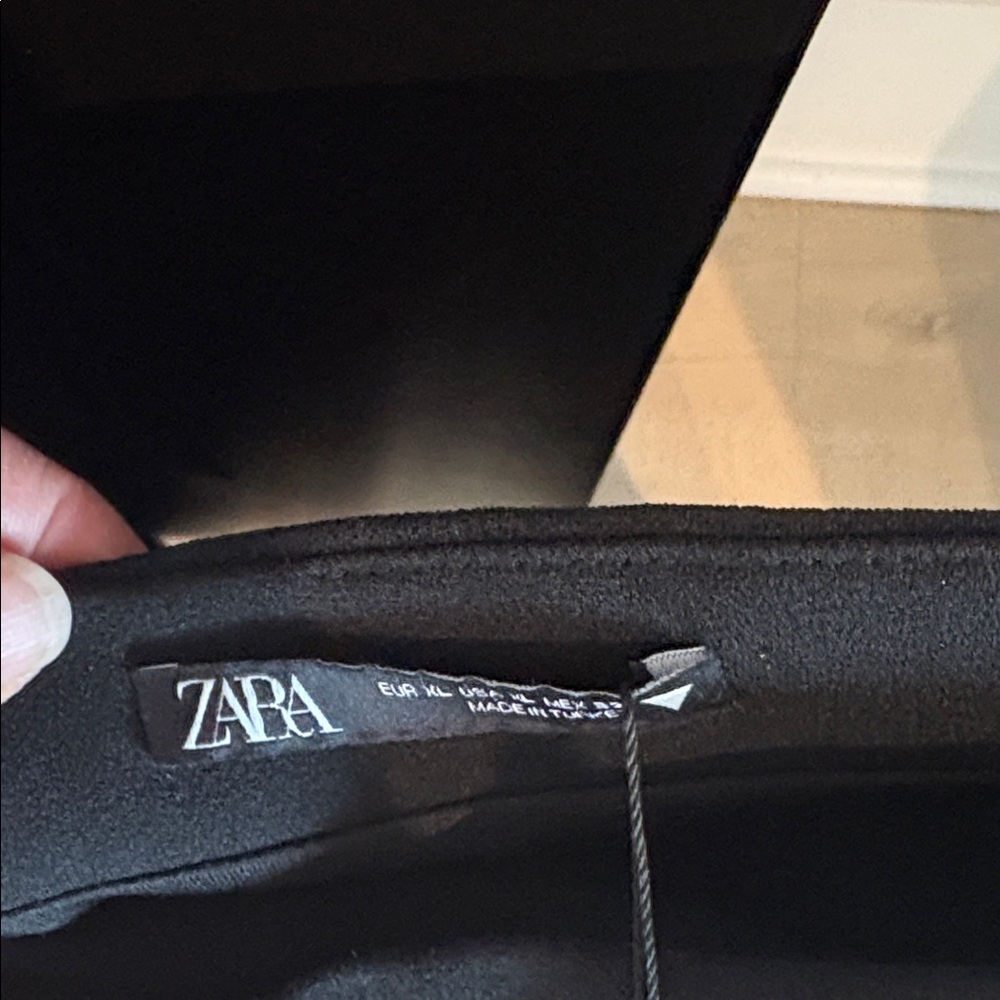 Zara Black Strapless Dress - Picture 3 of 4